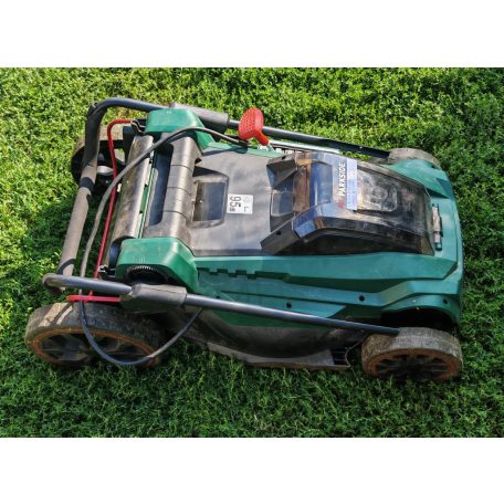 HIBÁS, működésképtelen ParkSide PRMA 40-Li C1 SOLO X20V vezeték nélküli 40V 40cm akkumulátoros fűnyíró, Brushless fűnyírógép kefementes motorral, fűgyűjtő, akku és töltő NÉLKÜL