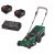 ParkSide PRMA 40-Li D2 D-SMART-8 X20V 2 x PAPS 208 A1 20V 8Ah Bluetooth Smart Li-ion dupla akkus, 40 cm vezeték nélküli, fűgyűjtős, 40V akkumulátoros fűnyíró dupla akkutöltővel