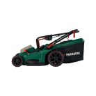 ParkSide PRMA 40-Li C1 / D2 / E3 D-SMART-8 X20V 2 x PAPS 208 A1 20V 8Ah Bluetooth Smart Li-ion dupla akkus, 40 cm vezeték nélküli, fűgyűjtős, 40V akkumulátoros fűnyíró dupla akkutöltővel