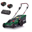 ParkSide PRMA 40-Li C1 / D2 / E3 D-SMART-8 X20V 2 x PAPS 208 A1 20V 8Ah Bluetooth Smart Li-ion dupla akkus, 40 cm vezeték nélküli, fűgyűjtős, 40V akkumulátoros fűnyíró dupla akkutöltővel