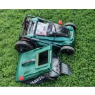 BONTOTT, használt, javított ParkSide PRMA 40-Li C1 SOLO X20V vezeték nélküli, fűgyűjtős, 40V 40cm akkumulátoros fűnyíró, Brushless fűnyírógép kefementes motorral, akku és töltő nélkül