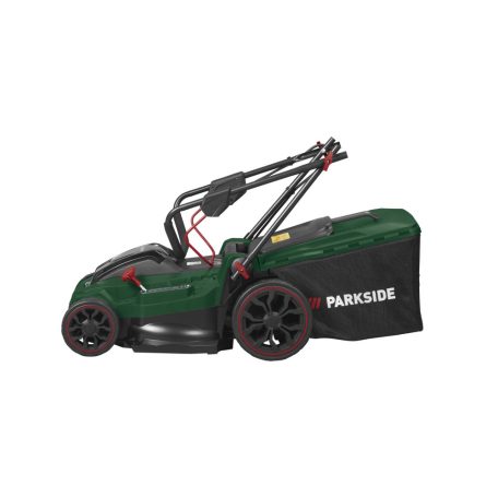 ParkSide PRMA 40-Li C1 SOLO X20V vezeték nélküli, fűgyűjtős, 40V 40cm akkumulátoros fűnyíró, Brushless fűnyírógép kefementes motorral, akku és töltő nélkül