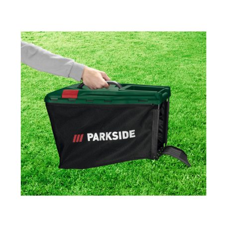 ParkSide PRMA 40-Li C1 SOLO X20V vezeték nélküli, fűgyűjtős, 40V 40cm akkumulátoros fűnyíró, Brushless fűnyírógép kefementes motorral, akku és töltő nélkül