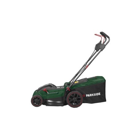 ParkSide PRMA 40-Li D2 / E3 SOLO X20V vezeték nélküli, fűgyűjtős, 40V 40cm akkumulátoros fűnyíró, Brushless fűnyírógép kefementes motorral, akku és töltő nélkül