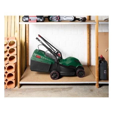 ParkSide PRM 1300 C3 1300W 32 cm elektromos fűnyíró, 30L fűgyűjtős fűnyírógép 3 vágásmagasság fokozattal (20 / 40 / 60 mm)