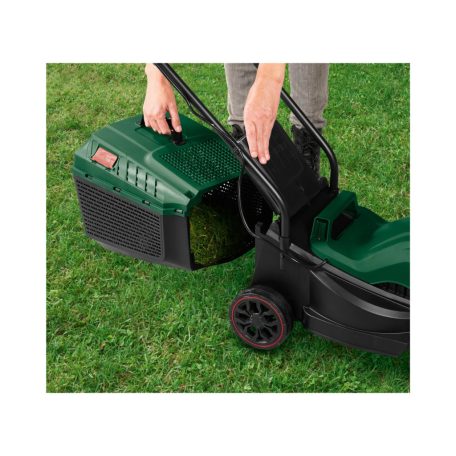 ParkSide PRM 1300 C3 1300W 32 cm elektromos fűnyíró, 30L fűgyűjtős fűnyírógép 3 vágásmagasság fokozattal (20 / 40 / 60 mm)