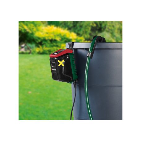 Parkside PRPA 20-Li B3  GardenPump SOLO X20V 20V akkus, akkumulátoros esővízszivattyú, kerti szivattyú, szennyvízszivattyú 2000 liter/óra