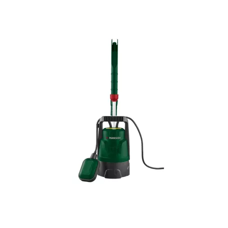 Parkside PERP 400 A1 / PRP 400 C2 elektromos 400W esővízszivattyú, kerti hordóürítő szivattyú, szennyvízszivattyú 4000 liter/óra 1.3 bar max 7m rugalmas csővel, csappal