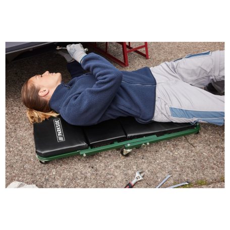 ParkSide PRW 2 A1 2 az 1-ben összecsukható, guruló szerelőszék 120 kg / szerelőágy 150 kg teherbírással, járművek alatti munkákhoz