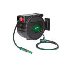 ParkSide PSA 25 C1 25m 4 bar fali automata tömlődob, falra szerelhető tömlőtároló, tömlődoboz 25 méter 1/2" locsolótömlővel és szórófejjel 