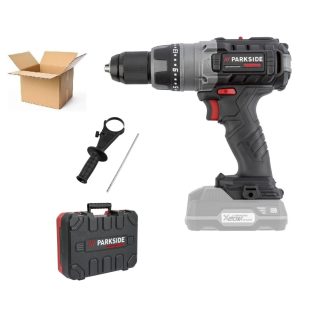   BONTOTT ParkSide Performance PSBSAP 20-Li B3 SOLO Brushless 80 Nm akkus, X20V Team 20V akkumulátoros ütvefúró használt kofferben, akku és töltő nélkül