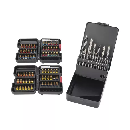ParkSide PSBSAP 20-Li D4 XXL 98 részes alu kofferes Performance Brushless 64 Nm akkus fúró, ütvefúró készlet fém kofferben 2 akkuval, töltővel, 98 tartozékkal