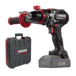   ParkSide Performance PSBSAP 20-Li C3 SOLO X20V Brushless 64 Nm akkus ütvefúró kofferben, akku és töltő nélkül