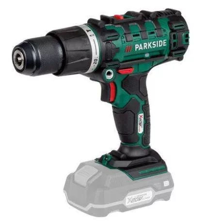 ParkSide PSBSA 20-Li C3 / D4 45 Nm X20V 20V 2Ah akkus ütvefúró, fúró, csavarbehajtó kofferben, akkuval és töltővel