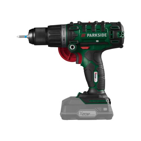 ParkSide PSBSA 20-Li C3 / D4 SOLO 45 Nm X20V akkus ütvefúró, fúró, csavarbehajtó akku és töltő nélkül, kofferben