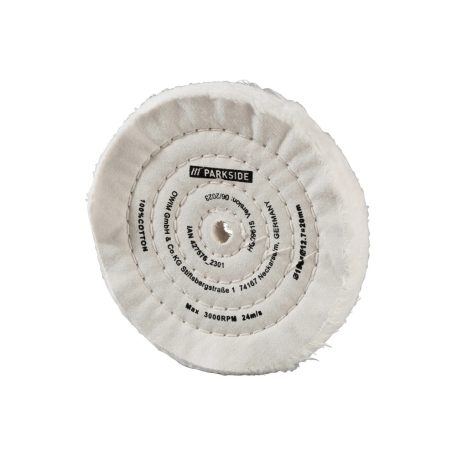 ParkSide 150 mm pamut polírozó korong PSBS 240 C2 kombinált állványos csiszológéphez