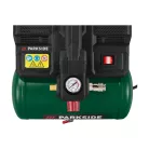 ParkSide PSKO 68 A1 csendes hordozható kompresszor, kéthengeres, olajmentes silent portable compressor, 6L 550W 8 bar 56.7 dB
