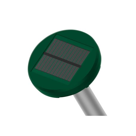 ParkSide PSMS 1 B1 435 mm napelemes szolár vakondriasztó karó fém szárral, solar vakondriasztó 1250 m2 hatótávolsággal, kikapcsolható hangjelzéssel, cserélhető Ni-MH akkuval