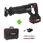 ParkSide Performance PSSAP 20-Li D5 20V 4Ah akkus kardfűrész, orrfűrész, akkumulátoros Brushless szablyafűrész 4Ah akkuval, töltővel, 22 mm lökethosszal