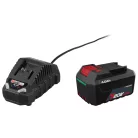 ParkSide Performance PSSAP 20-Li E5 / D5 / E6 20V 4Ah akkus kardfűrész, orrfűrész, akkumulátoros Brushless szablyafűrész 4Ah akkuval, töltővel, 22 mm lökethosszal