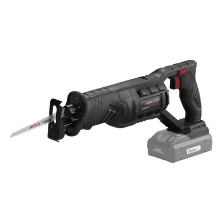 ParkSide Performance PSSAP 20-Li D5 SOLO prémium Brushless (BL - kefementes) X20V akkus, 20V akkumulátoros kardfűrész, orrfűrész akku és töltő nélkül, 22 mm lökethosszal