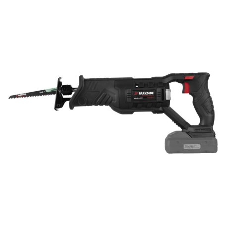 ParkSide Performance PSSAP 20-Li E6 SOLO prémium Brushless (BL - kefementes) X20V akkus, 20V akkumulátoros kardfűrész, orrfűrész akku és töltő nélkül, 22 mm lökethosszal