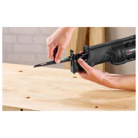 ParkSide Performance PSSAP 20-Li E6 SOLO prémium Brushless (BL - kefementes) X20V akkus, 20V akkumulátoros kardfűrész, orrfűrész akku és töltő nélkül, 22 mm lökethosszal