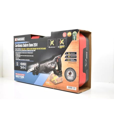 ParkSide Performance PSSAP 2028 A1 / B2 SOLO prémium Brushless X20V akkus, 20V akkumulátoros kardfűrész, orrfűrész akku és töltő nélkül 28 mm lökethosszal