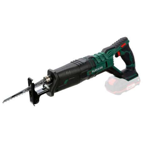 ParkSide PSSA 20-Li B2 20V 4Ah akkus, akkumulátoros kardfűrész, orrfűrész, szablyafűrész, akkuval és töltővel, kofferben