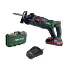 ParkSide PSSA 20-Li B2 20V 2Ah akkus, akkumulátoros kardfűrész, orrfűrész, szablyafűrész, akkuval és töltővel (X20V Team)