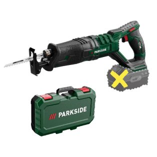   ParkSide PSSA 20-Li B2 SOLO akkus, akkumulátoros kardfűrész, orrfűrész, szablyafűrész, akku és töltő nélkül (X20V Team)