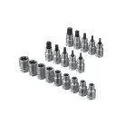 ParkSide PSSS 19 A1 19 részes 1/2" dugókulcs készlet négyszögletes hajtással praktikus tároló tálcán (Socket Set)