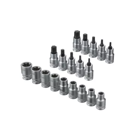 ParkSide PSSS 19 A1 19 részes 1/2" dugókulcs készlet négyszögletes hajtással praktikus tároló tálcán (Socket Set)