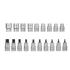   ParkSide PSSS 19 A1 19 részes 1/2" dugókulcs készlet négyszögletes hajtással praktikus tároló tálcán (Socket Set)