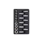 ParkSide PSSS 19 A1 19 részes 1/2" dugókulcs készlet négyszögletes hajtással praktikus tároló tálcán (Socket Set)