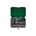 ParkSide PSSS 36 A1 36 részes 1/4" 6.3 mm racsnis dugókulcs (krova), imbuszkulcs és bitfej készlet praktikus kofferben