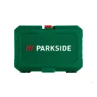 ParkSide PSSS 36 A1 36 részes 1/4" 6.3 mm racsnis dugókulcs (krova), imbuszkulcs és bitfej készlet praktikus kofferben