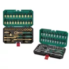 ParkSide PSSS 46 A1 46 részes 1/4" racsnis dugókulcs (krova), imbuszkulcs és bitfej készlet kofferben ezüst / arany