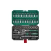   ParkSide PSSS 46 A1 46 részes 1/4" racsnis dugókulcs (krova), imbuszkulcs és bitfej készlet kofferben ezüst / arany