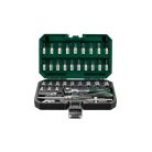 ParkSide PSSS 46 A1 46 részes 1/4" racsnis dugókulcs (krova), imbuszkulcs és bitfej készlet kofferben