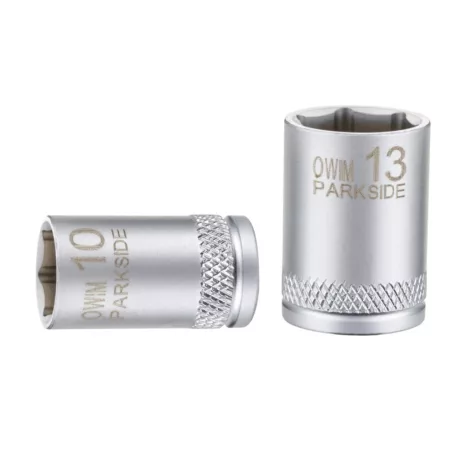 ParkSide PSSS 46 A1 46 részes 1/4" racsnis dugókulcs (krova), imbuszkulcs és bitfej készlet kofferben ezüst / arany