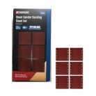 ParkSide PSSZ 18 A1 gyári 18 darabos 93 x 185 mm csiszolópapír készlet 60 / 120 / 240 szemcsemérettel ParkSide PSS 270 elektromos, 270W rezgőcsiszolóhoz (428612)