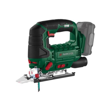 ParkSide PSTDA 20-Li C3 SOLO 20V akkus, akkumulátoros szúrófűrész, dekopírfűrész, akku és töltő NÉLKÜL, kofferben