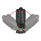 ParkSide PSTDA 20-Li C3 SOLO 20V akkus, akkumulátoros szúrófűrész, dekopírfűrész, akku és töltő NÉLKÜL, kofferben