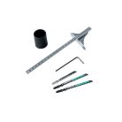 ParkSide PSTDA 20-Li C3 SOLO 20V akkus, akkumulátoros szúrófűrész, dekopírfűrész, akku és töltő NÉLKÜL, kofferben