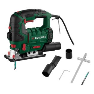   ParkSide PSTD 800 E4 szabályozható fordulatszámú 800W elektromos szúrófűrész, dekopírfűrész ajándék fűrészlappal