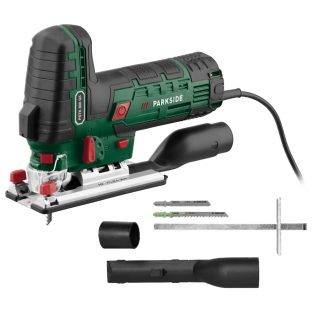   ParkSide PSTK 800 G5 szabályozható fordulatszámú 800W elektromos szúrófűrész, dekopírfűrész 2 fűrészlappal, koffer nélkül