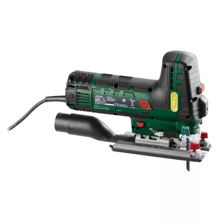 ParkSide PSTK 800 F4 szabályozható fordulatszámú 800W elektromos szúrófűrész, dekopírfűrész lézervezetéssel, LED munkalámpával, 2 fűrészlappal, kofferrel