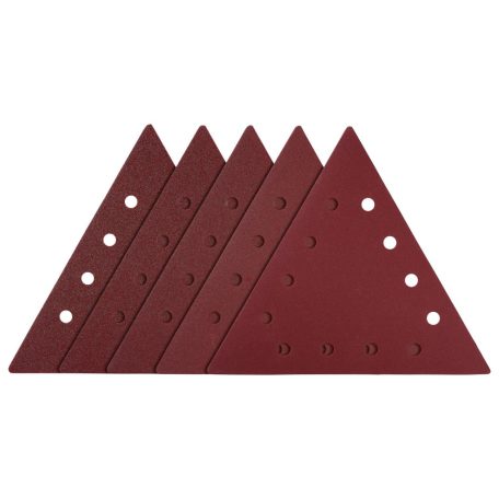 ParkSide PSWD 20 A1 WOOD 20 darabos 295 x 295 mm háromszög alakú tépőzáras csiszolópapír készlet fához, falcsiszoló zsiráfhoz, fal- és mennyezetcsiszolóhoz 60 / 80 / 120 / 180 / 240