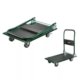   ParkSide Transportwagen 150 kg teherbírású összecsukható (összehajtható) kézikocsi, szállító kocsi, transzportkocsi, 150 kg teherbírással 73 x 47 cm rakodó felülettel